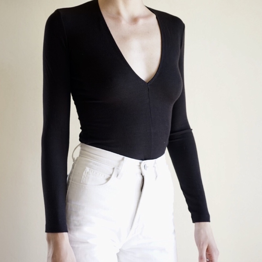 Super deep American Apparel top